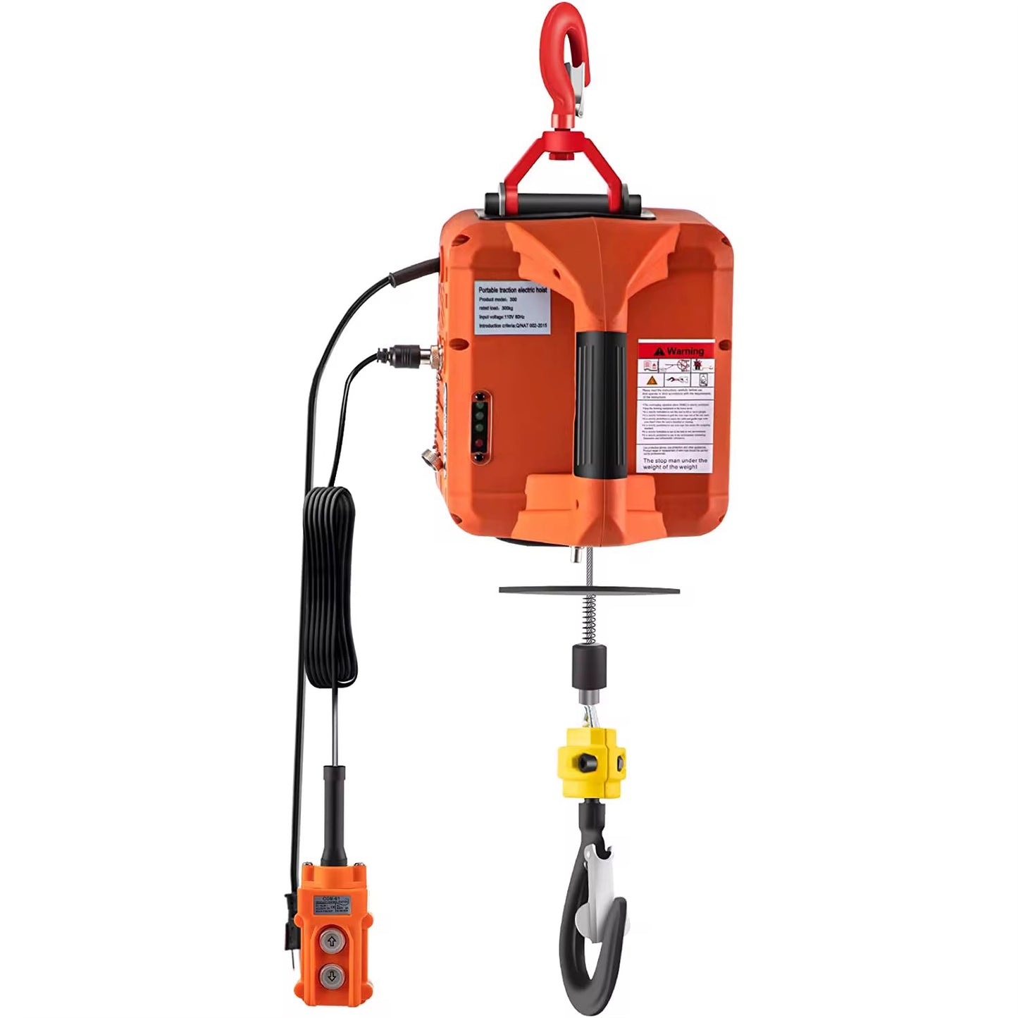 Portable Electric Wire Hoist – 500kg with Wireless Remote