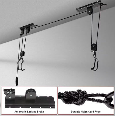 Ceiling Hanging Lifter for Kayak, Canoes, Bikes, Ladder 50KG