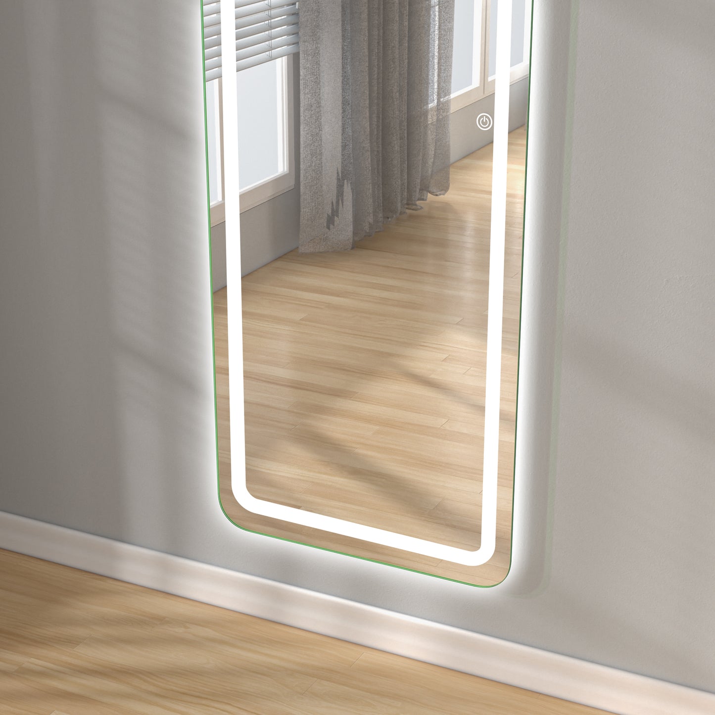 SIENA Mirror With LED Back LIght 140 x 50 cm