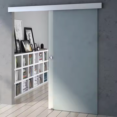 210 x 90cm Glass Sliding Door With Satin Glass