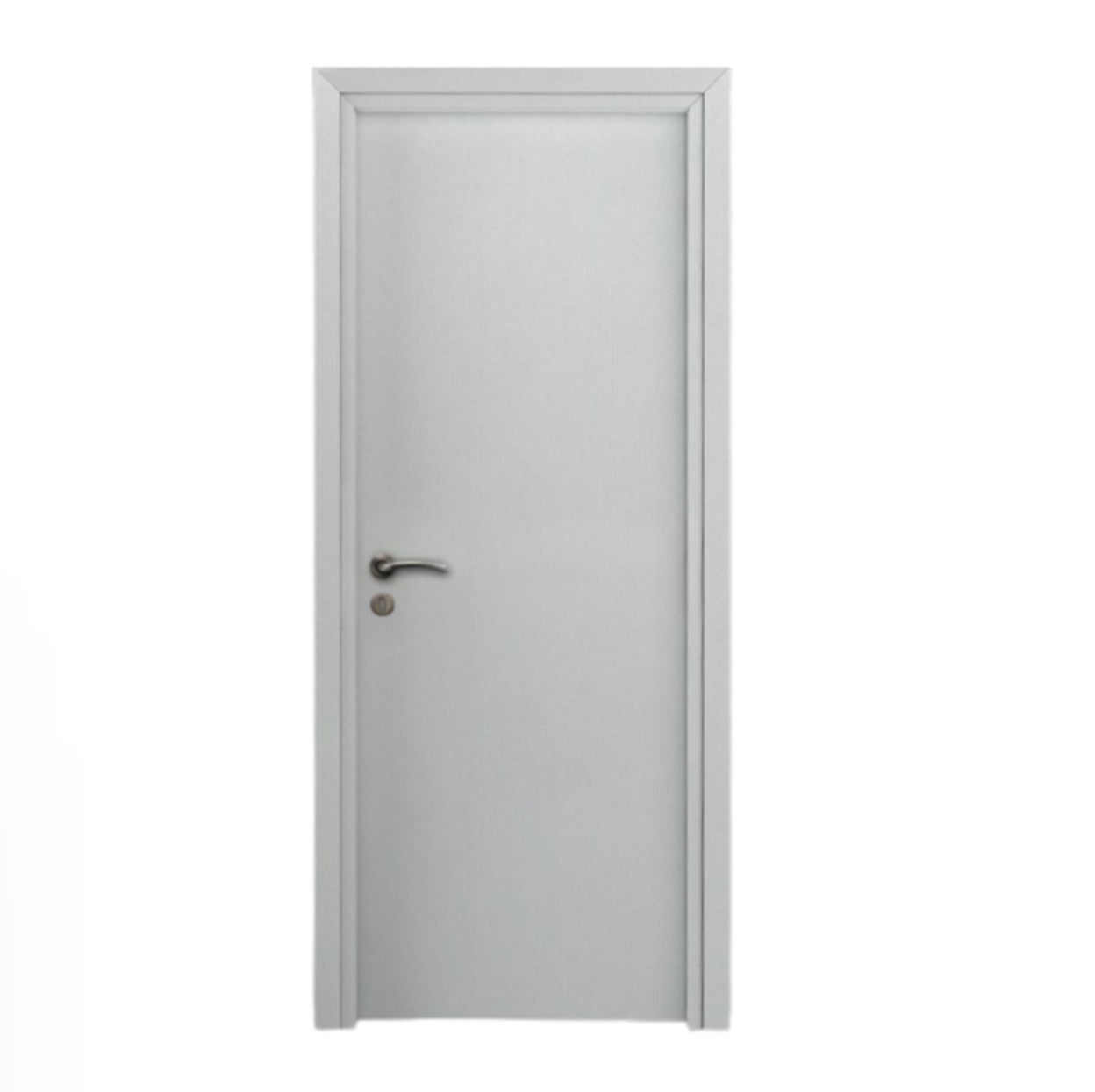 Laminated Interior Door - White Rigato