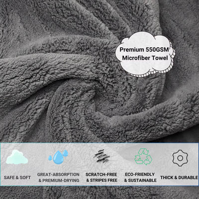 Edgeless Fleece Microfiber Cloth – 500GSM