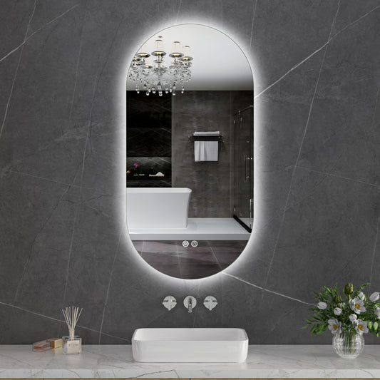 FOLIGNO Mirror With LED Backlight 100 x 60 cm