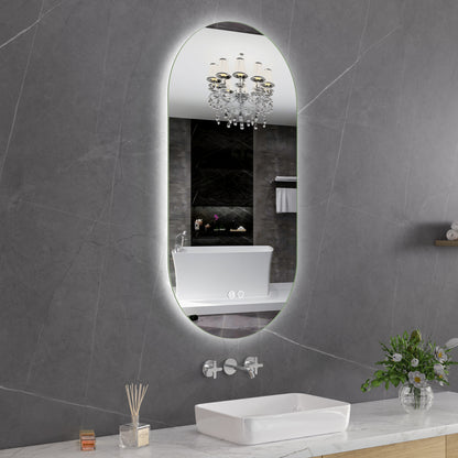 FOLIGNO Mirror With LED Backlight 100 x 60 cm