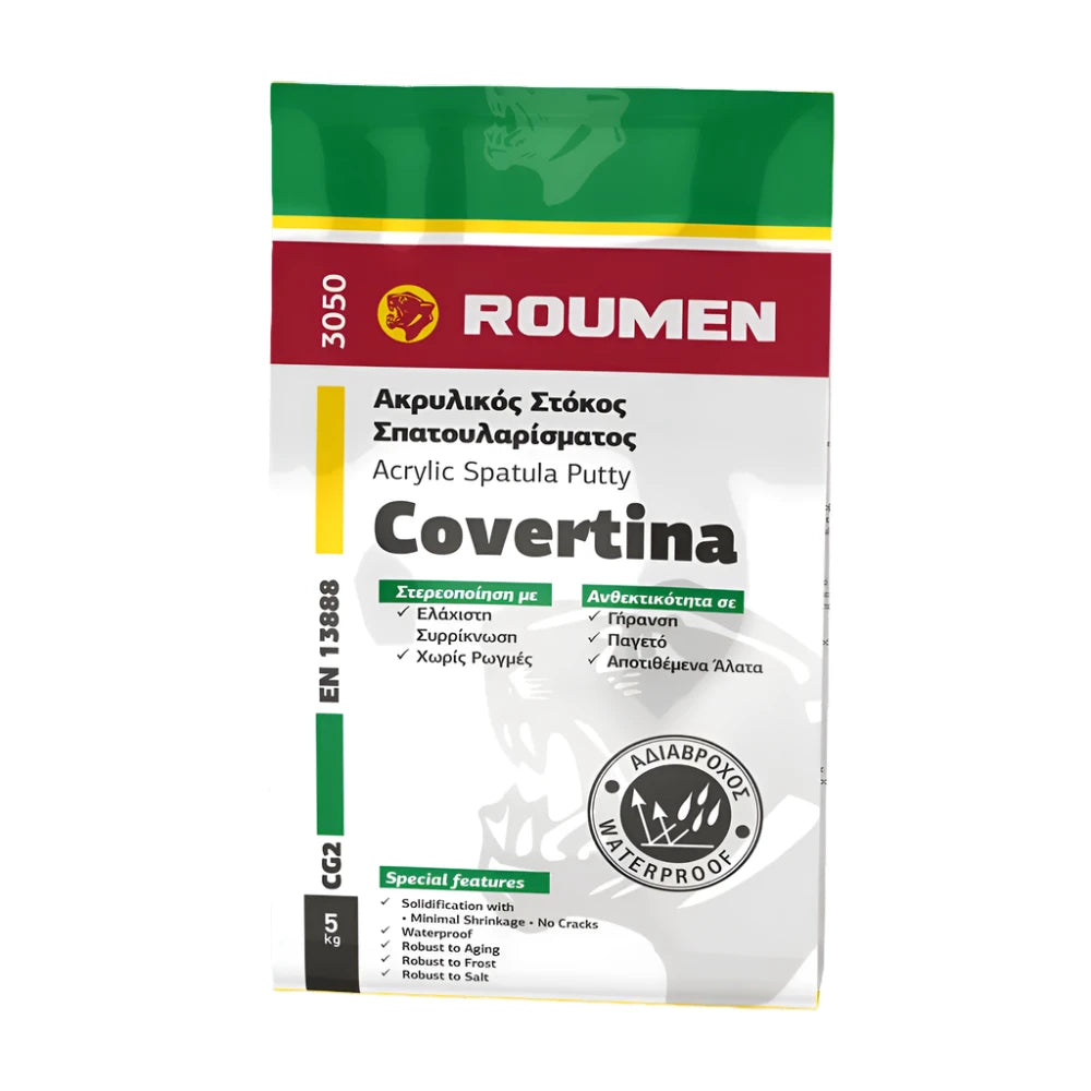 3050 Covertina White Cement Plaster for Spatulas
